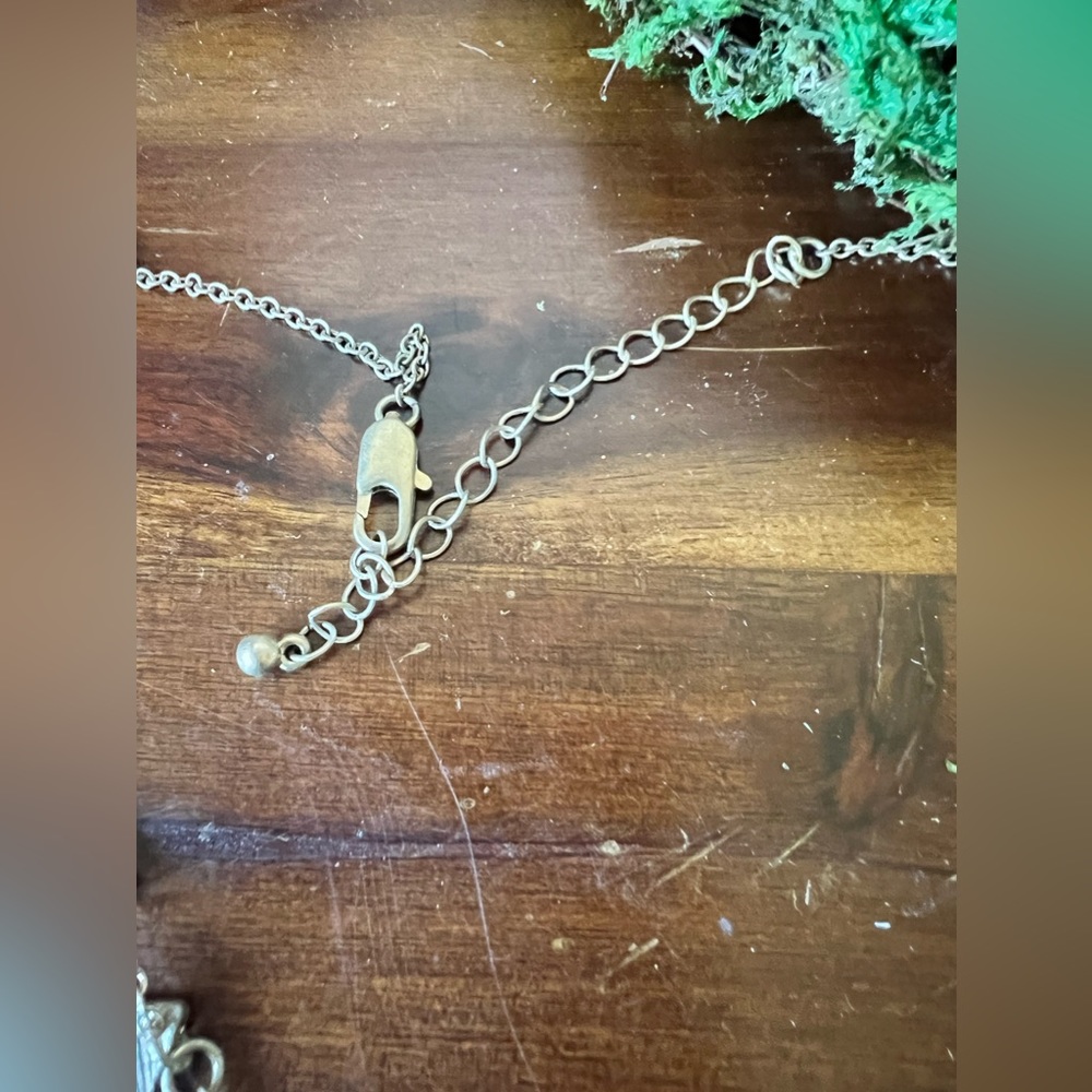 Gold Triangular Necklace - image 4